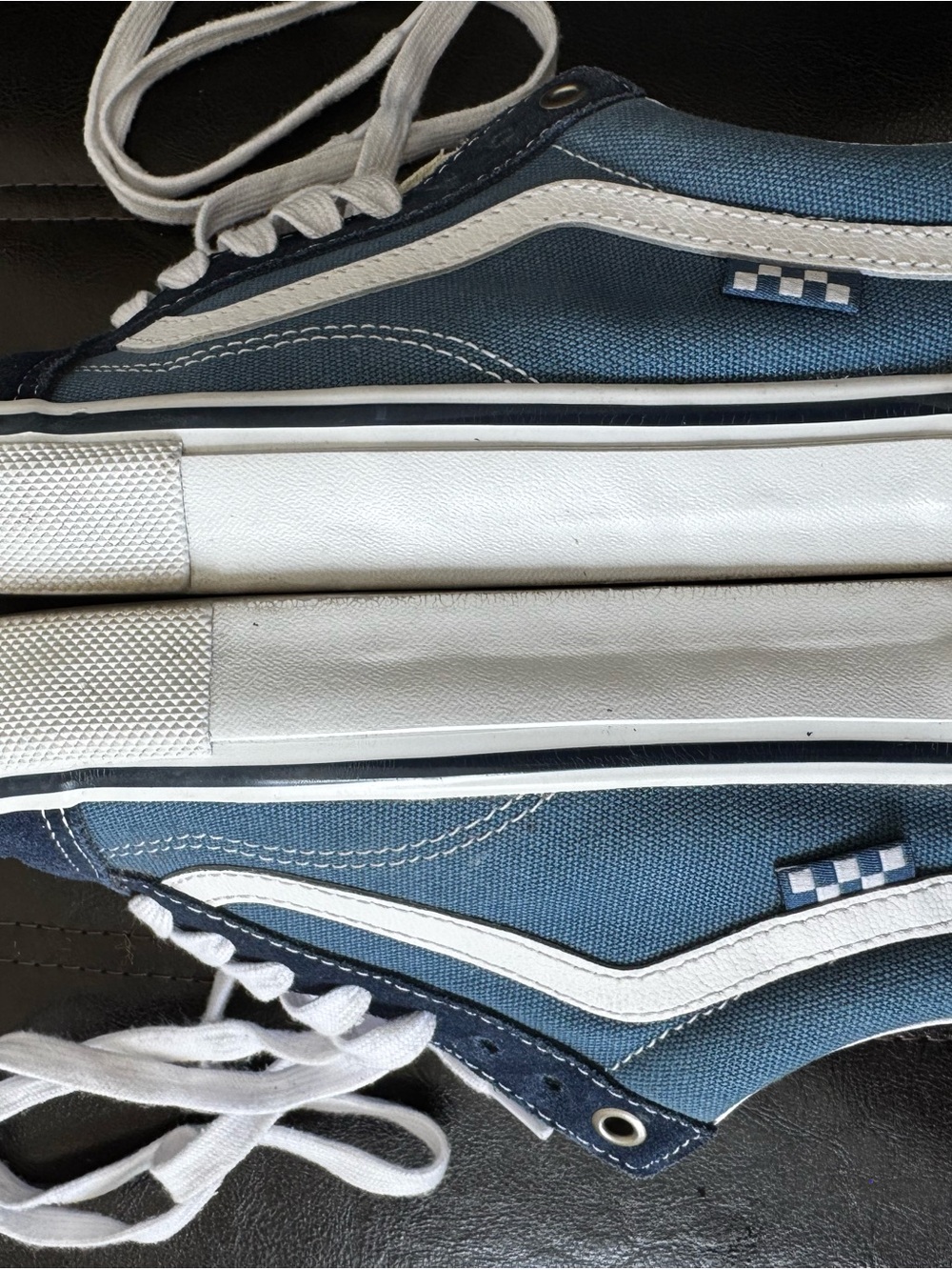 Vans Old Skool Navy Blue Suede Skate Shoes Men’s 9.5 - Picture 6 of 7